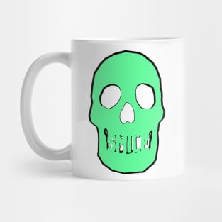 Green Skull Smile Mug